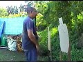 Draw & fire drill from an appendix concealed carry position