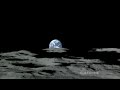 JAXA/KAGUYA Earth-Rise and Earth-Set image over the moon