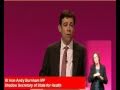 Andy Burnham's speech to Labour Party Conference 2010