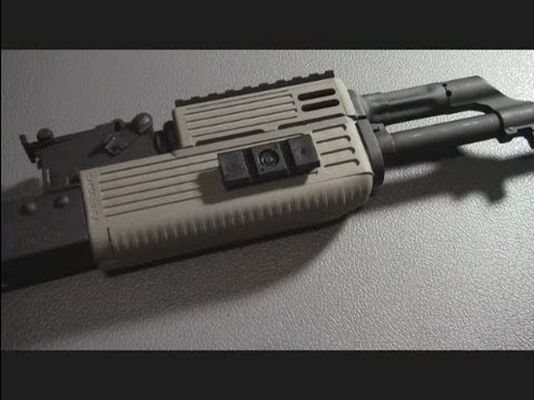 how to take off an ak handguard