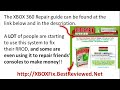 StepByStep Method To Fix Your Xbox 360 At Home Risk Free for Red Ring of Death, e74, graphic glitches