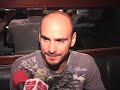 kelly pavlik talks with eddie goldman and kristal hart at the final nyc press conference befor the fight against bernard hopkins at boardwalk hall, atlantic city on 10/18/08.  live on pay per view.