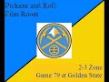 Denver Nuggets vs Golden State Warriors - 2-3 Zone