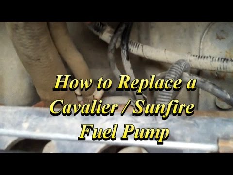 How to Change the Fuel Pump on a Chevy Cavalier or Pontiac Sunfire