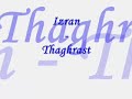 thaghrast   izran