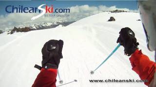 3 Mar&iacute;as ski trail video, Termas de Chill&aacute;n Chile