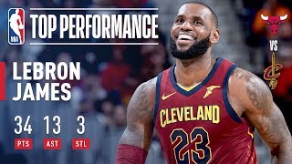 LeBron James Starts at Point Guard and Leads Cavs 