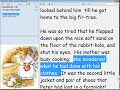 Peter Rabbit, talking document