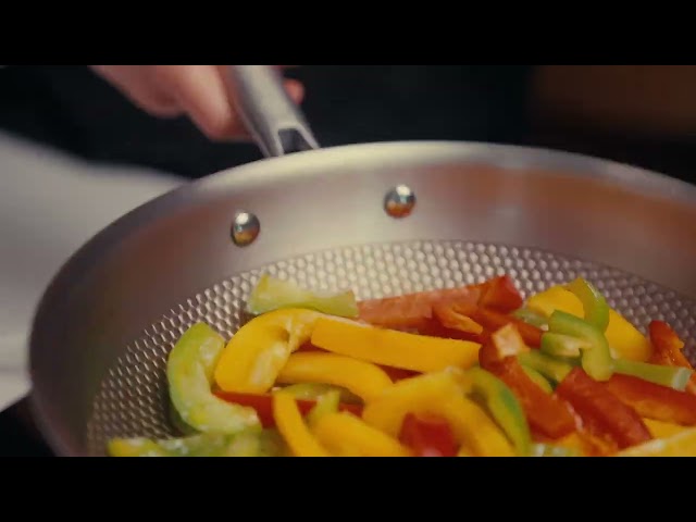 Titanium frying pan