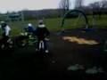 Pissing About Down Primrose Park, On BMXs
