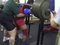 675 x 3 reverse band squat with single ply suit and wraps traininf for USPF American Cup