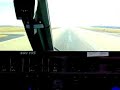 Landing in Dallas from cockpit jumpseat Landing in Dallas from cockpit jumpseat