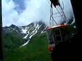 日本黑部立山的吊空纜車 A cable car in Kuobe …