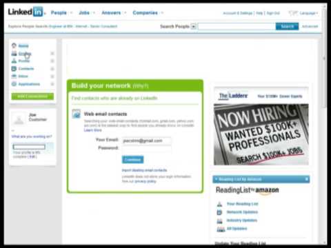 how to sign in to linkedin