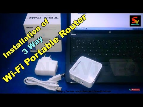 how to connect tp-link router to laptop