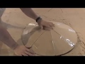 SATELLITE DISH CONVERSION Huge Parabolic Mirror Solar Power Reflective Film