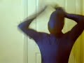 Blue Zentai gag & bondage Blue Zentai gag & bondage