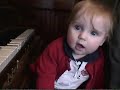 9-month-old baby plays piano 9-month-old baby plays piano