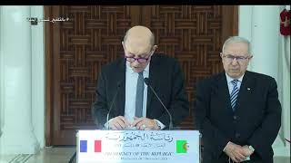 الجزائر - فرنسا / لودريان : فرنسا ترغب في إرساء علاقة ثقة مع الجزائر