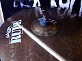 Paiste rocks !P.S: Sorry for the bad quality !I have now a Paiste Dimensions Reflector Medium/Heavy 18