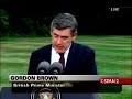 FIRST GEORGE W BUSH GORDON BROWN PRESS CONFERENCE pt2 FIRST GEORGE W BUSH GORDON BROWN PRESS CONFERENCE pt2