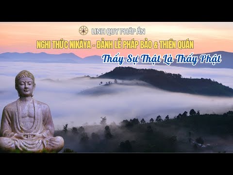 Nghi Thức NIKAYA - Đảnh Lễ Pháp Bảo & Thiền Quán - Thấy Sự Thật Là Thấy Phật *