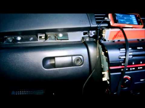 mazda 3 cd player AUX in D.I.Y review