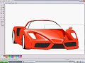 The Ferrari Enzo in Microsoft Paint The Ferrari Enzo in Microsoft Paint
