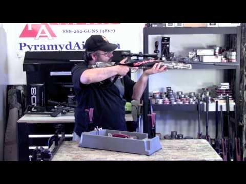 .25 cal airgun - http://www.pyramydair.com/s/m/Hatsan_125_Sniper_Air_Rifle_Combo_Camo/2675?utm_source=yt-re&utm_medium=v&utm_campaign=re-hatsan125 The Hatsan Model 125 Sniper...