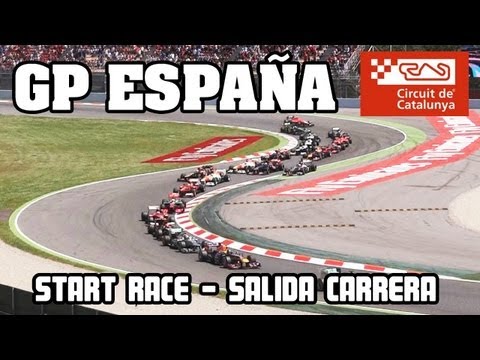 GP España F1 2013 - Salida, Primeras Vueltas y Victoria de Fernando Alonso