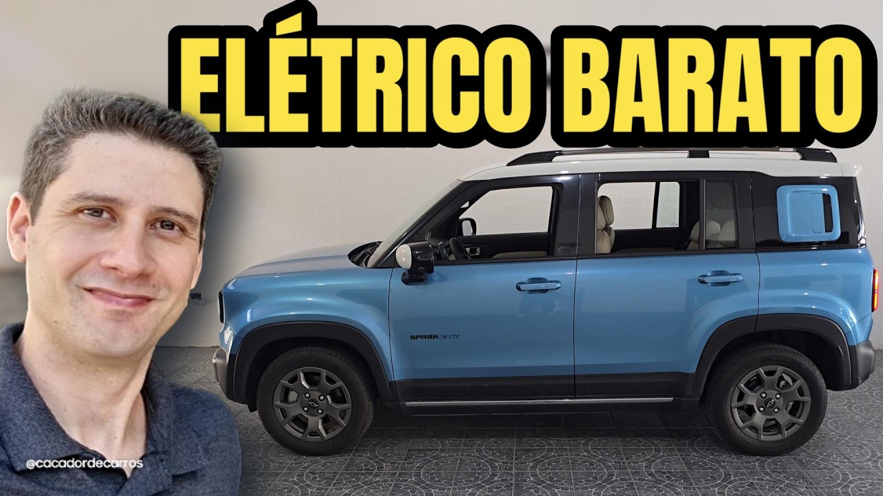 Chevrolet Spark, teste do elétrico mais barato da GM // Caçador de Carros