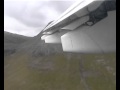 Landing at Vagar Airport in the Faroe Island