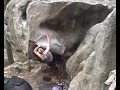 Fontainebleau bouldering - Rudeboy (7a)