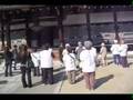 Shingon Buddhist Pilgrims Praying at Ninnaji
