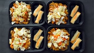 vegan lo mein meal prep high protein