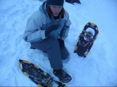 how to fasten tubbs snowshoes