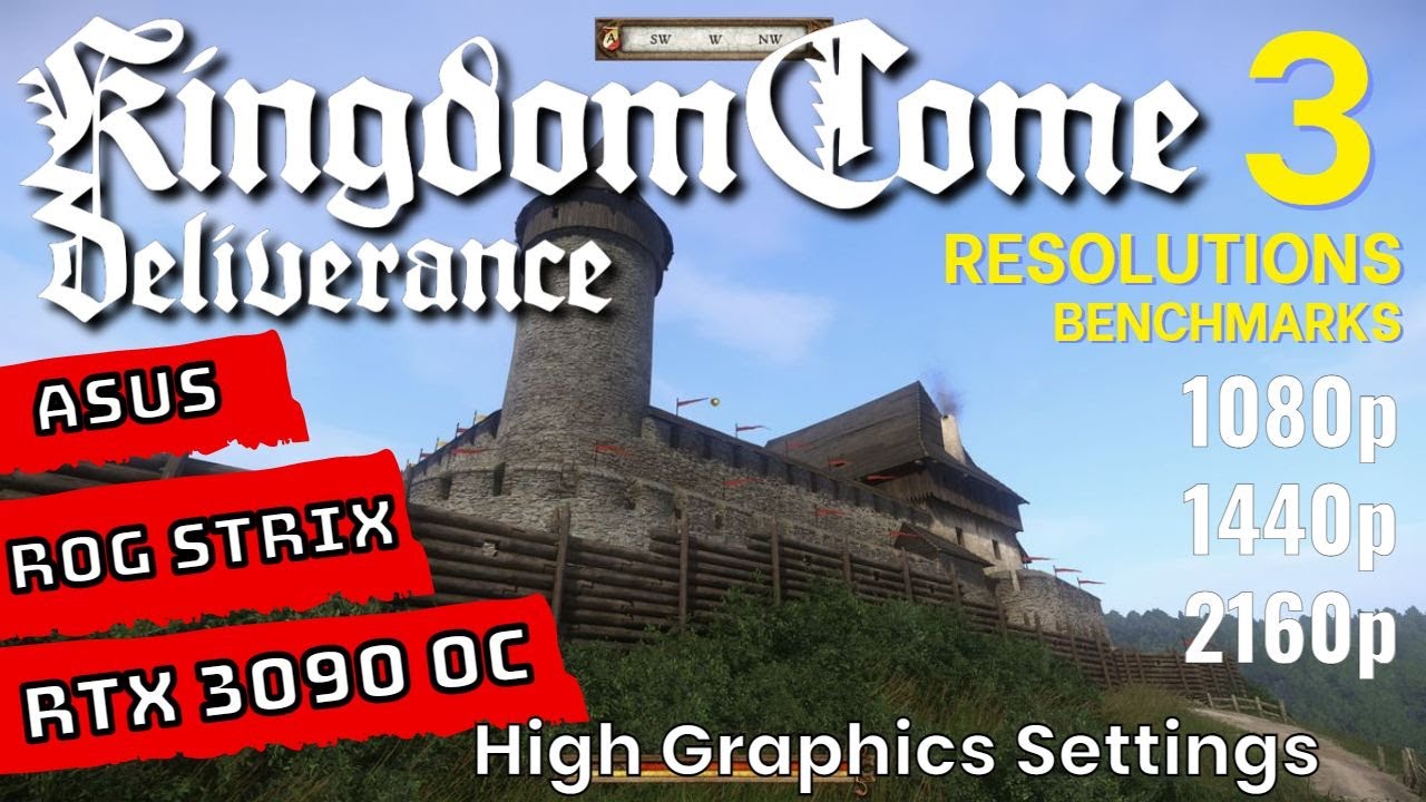 Kingdom Come Deliverance RTX 3090 Benchmarks at |1080p | 1440p | 4K | [ASUS ROG STRIX RTX 3090 OC]