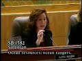 Sen. Simitian presents his SB 1582 (Sea Marshals)