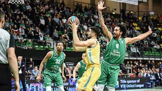 Hightlits of the match — VTB United league:  «Zielona Gora» vs «Astana»