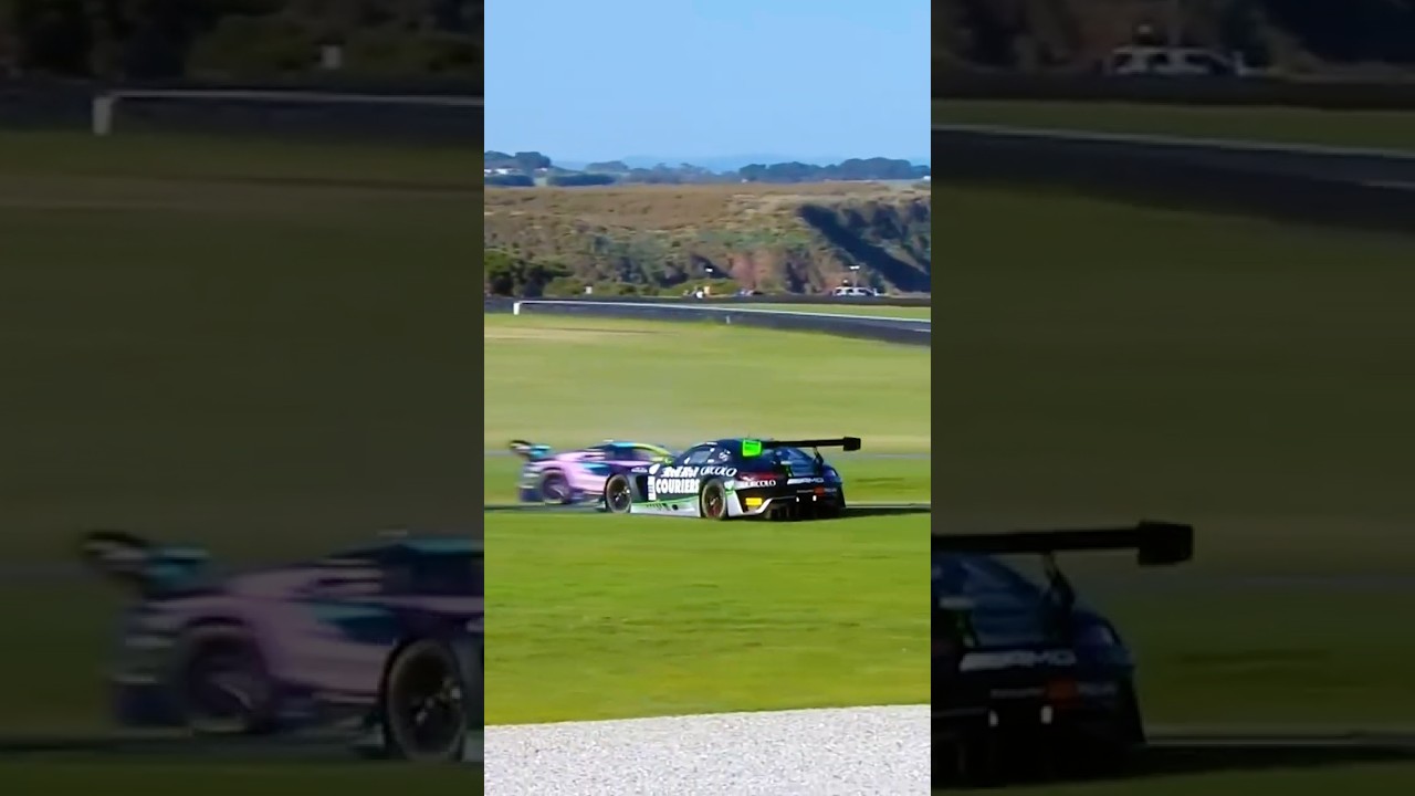 SPIN-OUT onto the grass! 🫣