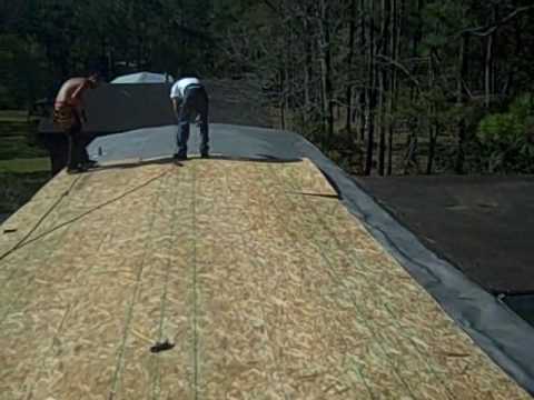 how to fix a mobile home roof leak