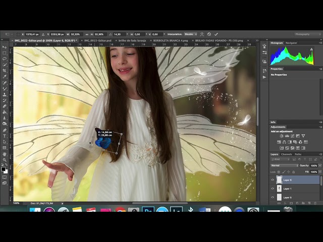 Tratamento imagem ensaio Fairy