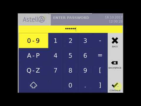 How to enable delayed start function on Astell touchscreen controller