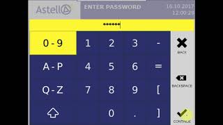 How to enable delayed start function on Astell touchscreen controller