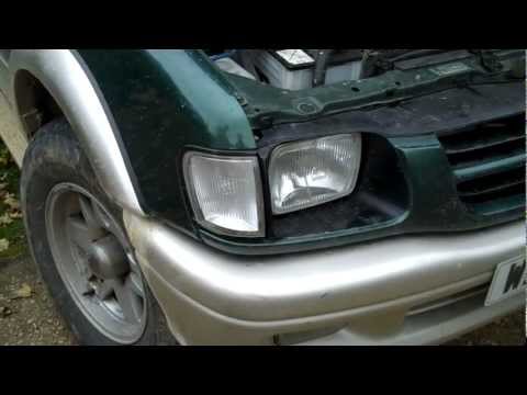 How to change side lights on Isuzu / Chevy / Vauxhall Pickup