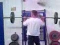Dunc 52 yrs shoulder press 105kg!! Castle Gym Nottingham
