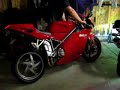 Ducati 998 - Garage test Ducati 998 - Garage test