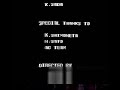 ending the nes game: probotector. this game is the european version of contra.