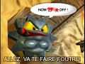 un petit passage de conker's bad fur day sous-titr� en fran�ais par mes soins.
les ellipses masquent des passages de gameplay o� il faut retrouver les engrenages femelles.