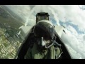 incredible fotage from cockpiof Italian Air Force Typhoon display pilot Magg. Raffaele 